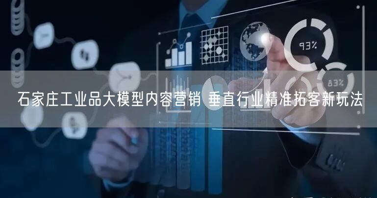 石家庄工业品大模型内容营销 垂直行业精准拓客新玩法