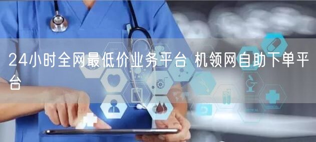 24小时全网最低价业务平台 机领网自助下单平台
