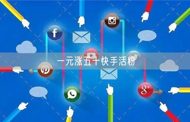 一元涨五十快手活粉