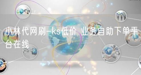 小林代网刷-ks低价 业务自助下单平台在线