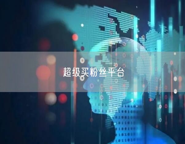 超级买粉丝平台