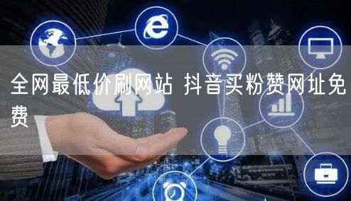 全网最低价刷网站 抖音买粉赞网址免费