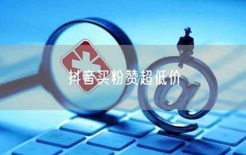 抖音买粉赞超低价