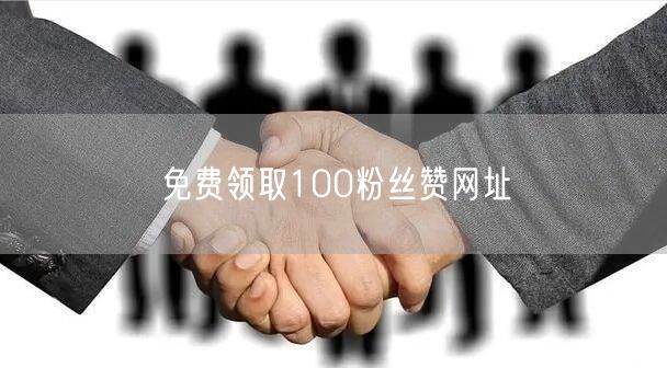 免费领取100粉丝赞网址